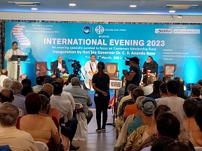 On the work of Russian stalls at the International Evening in Kolkata