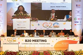 On participation in B20 Conference in Aizawl, Mizoram On participation in B20 Conference in Aizawl, Mizoram